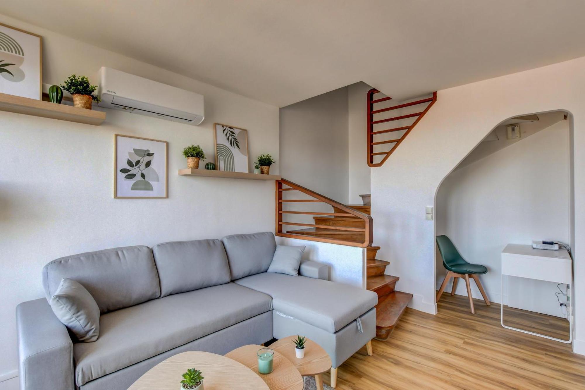 Sunset Duplex - Grand-Rond, Jardin Des Plantes, Centre-Ville, 2 Bdrs 60M2, Ac, Free Public Car Park 200M Away, Netflix - T3 60M2 Avec Clim, Parking Public Gratuit A 200M ตูลูส ภายนอก รูปภาพ