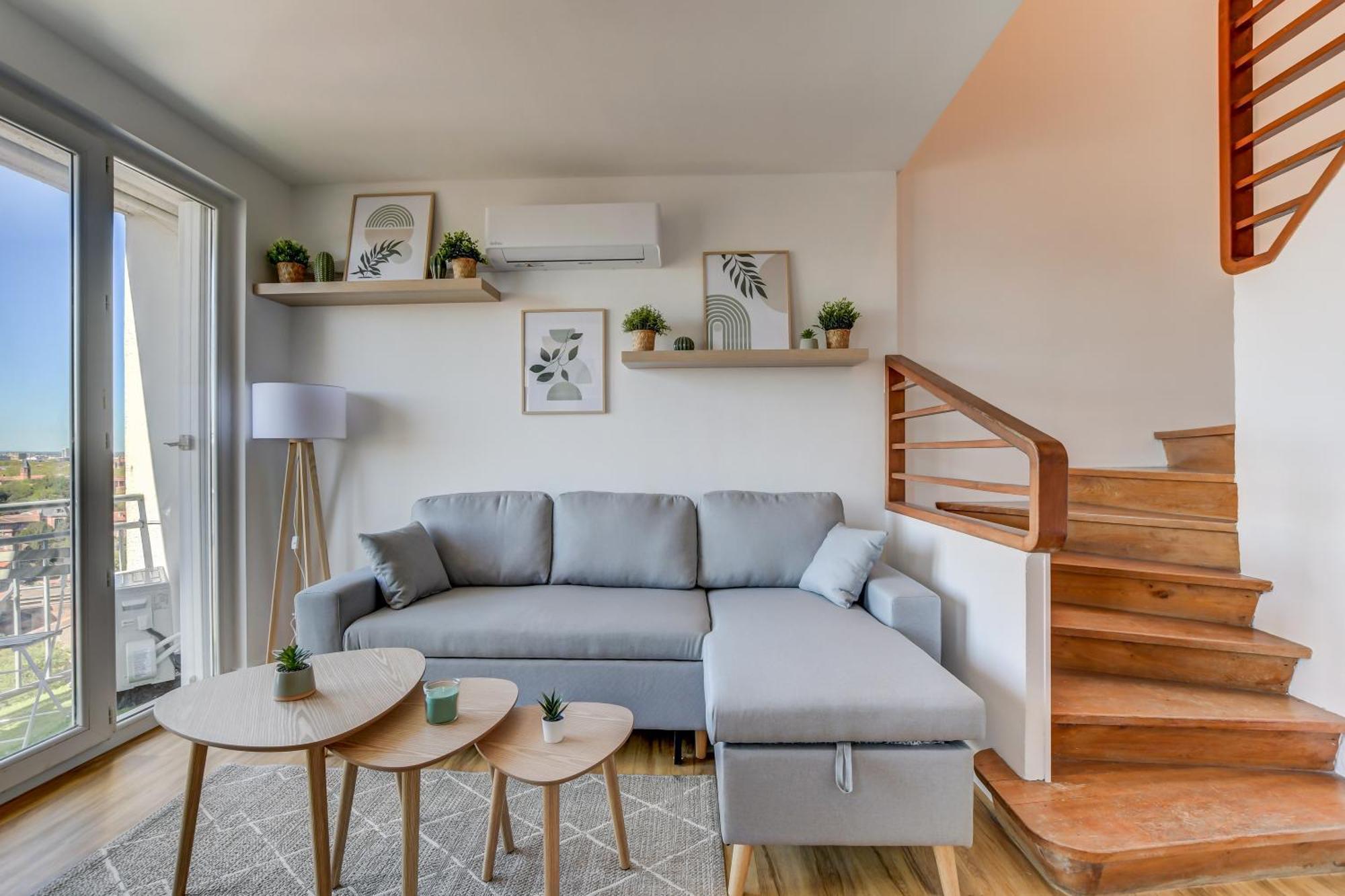 Sunset Duplex - Grand-Rond, Jardin Des Plantes, Centre-Ville, 2 Bdrs 60M2, Ac, Free Public Car Park 200M Away, Netflix - T3 60M2 Avec Clim, Parking Public Gratuit A 200M ตูลูส ภายนอก รูปภาพ